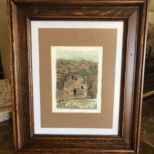 Unbelievable!!! Robert Rodriguez water color painting!! This is extremely rare!!